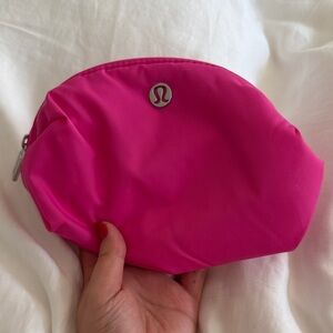 Lululemon Athletica Vibrant Pink Cosmetic Bag